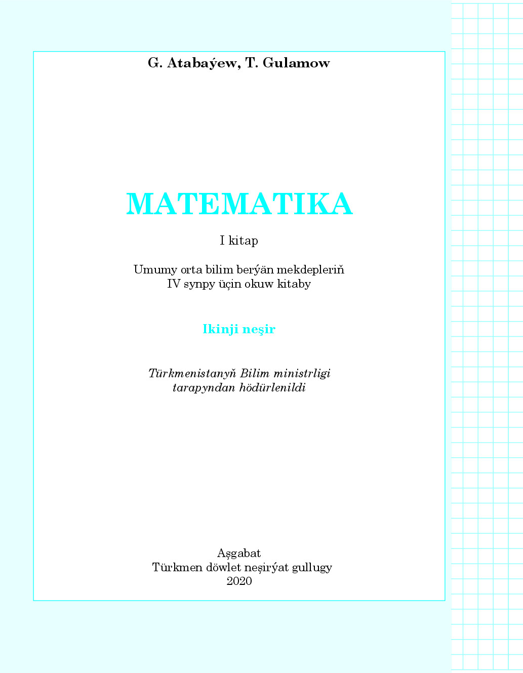 Matematika I Kitap, Iv Synp   2020