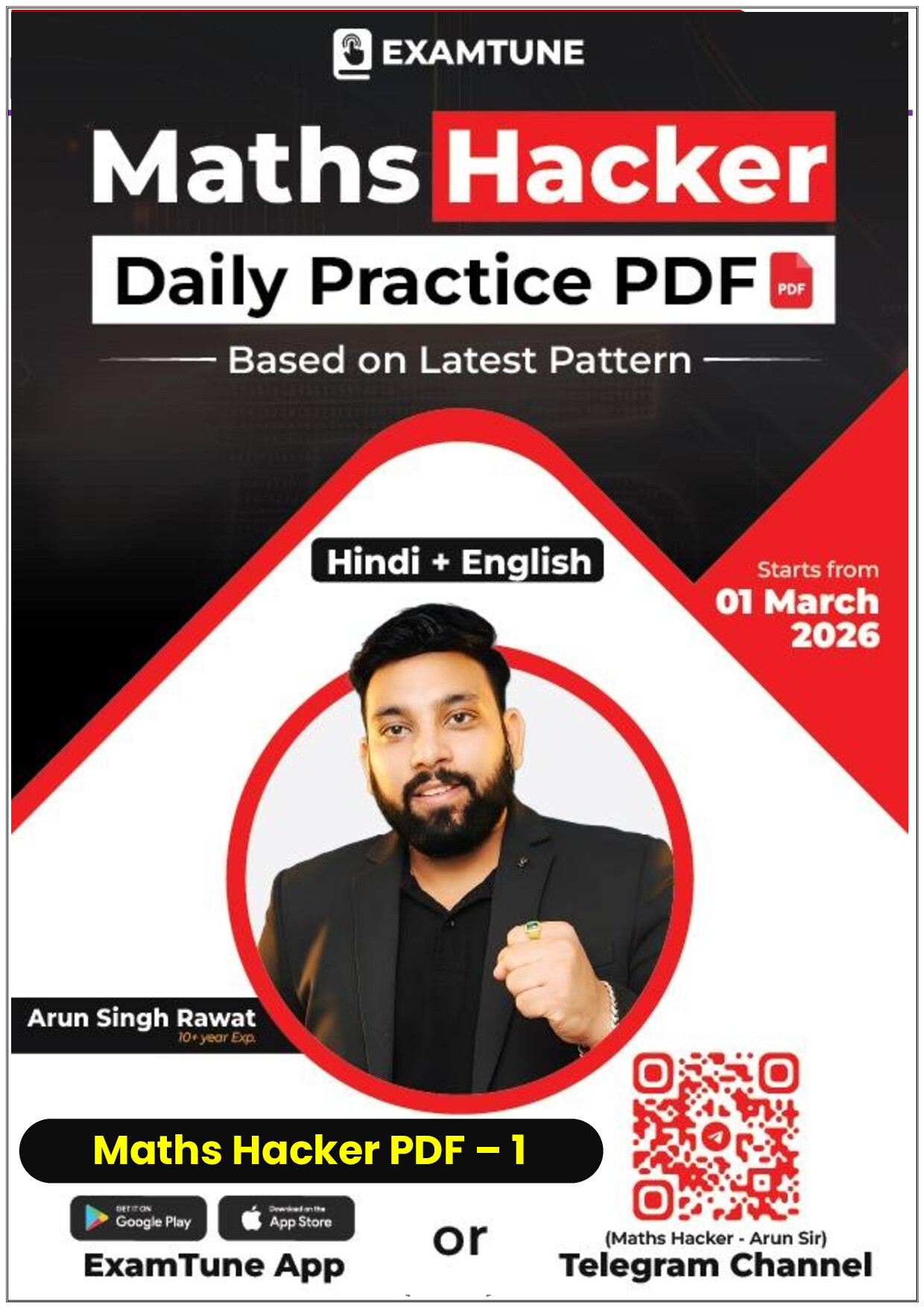 DAILY PRACTICE PDF 1 MATHS HACKER BY ARUN SIR FINAL
