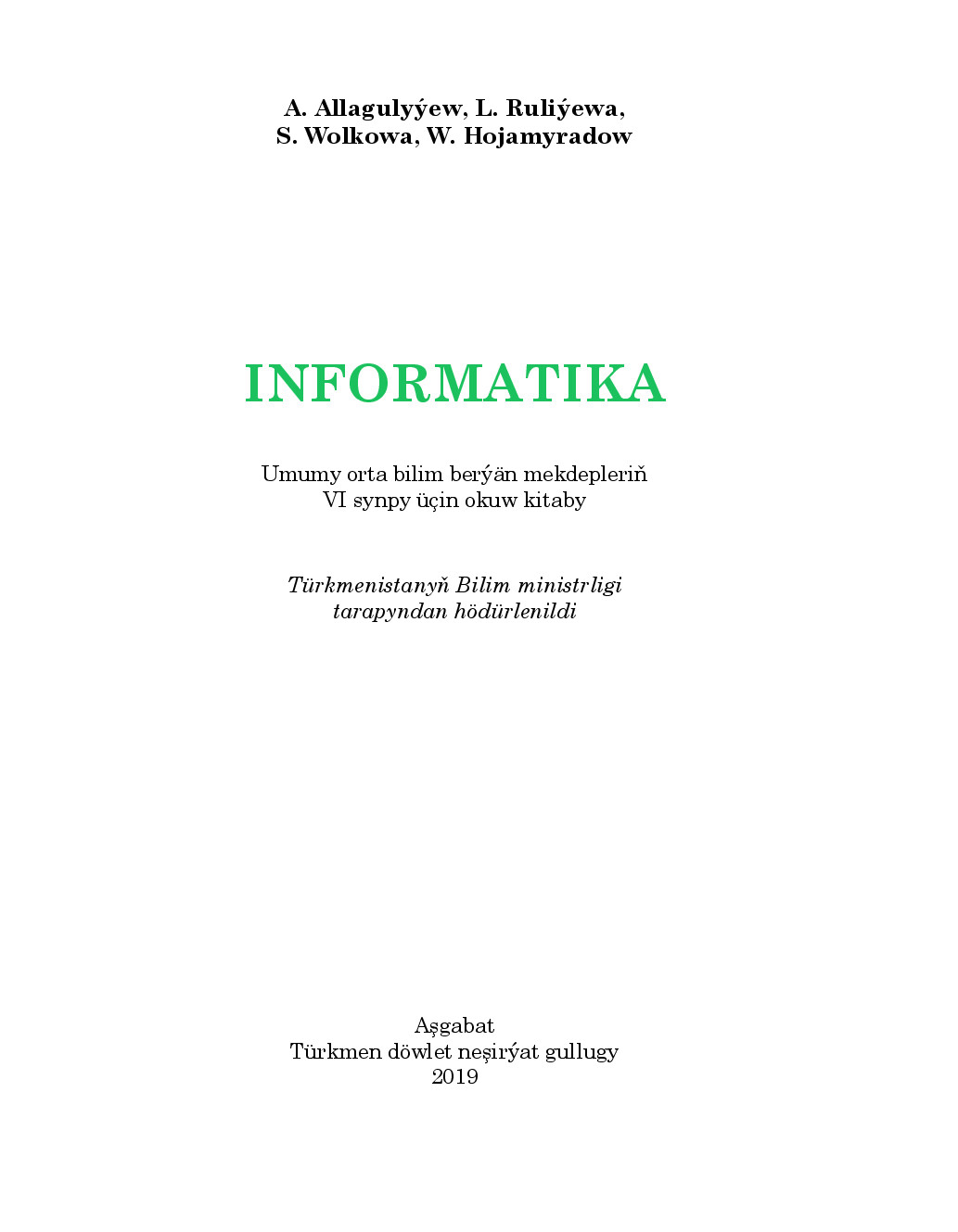 Informatika Vi Synp   2019
