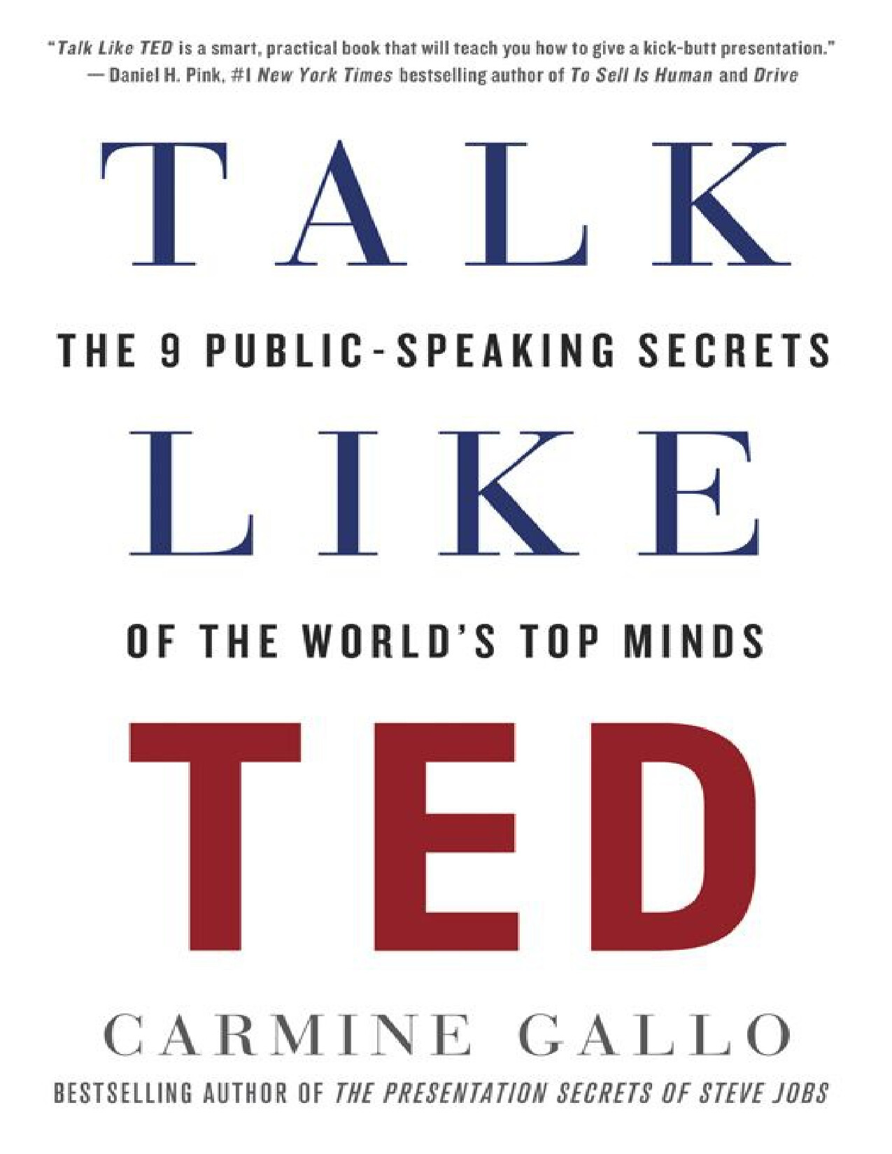 TALK LIKE TED   CARMINE GALLO
