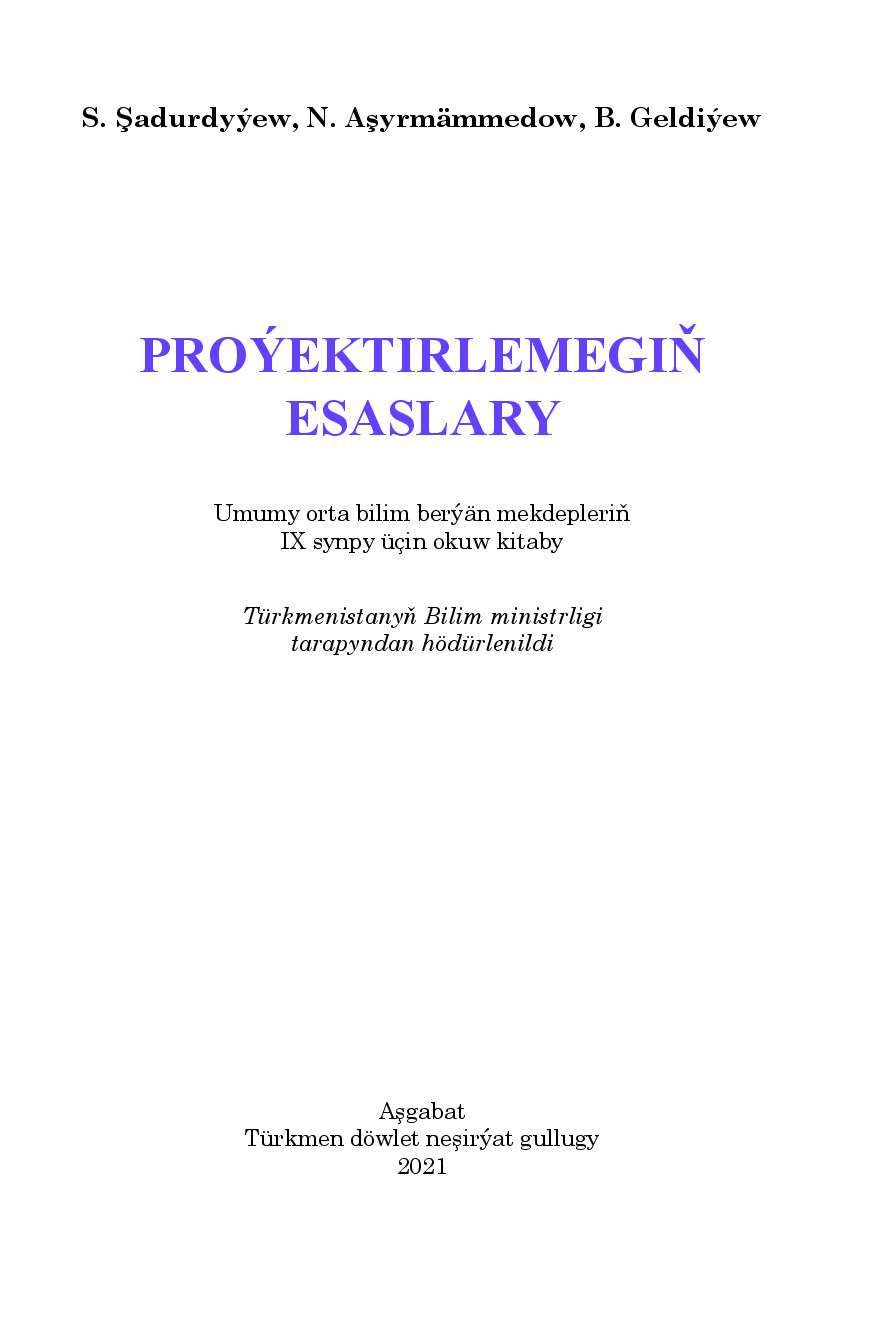 PROÝEKTIRLEMEGIŇ ESASLARY 9 COMPRESSED