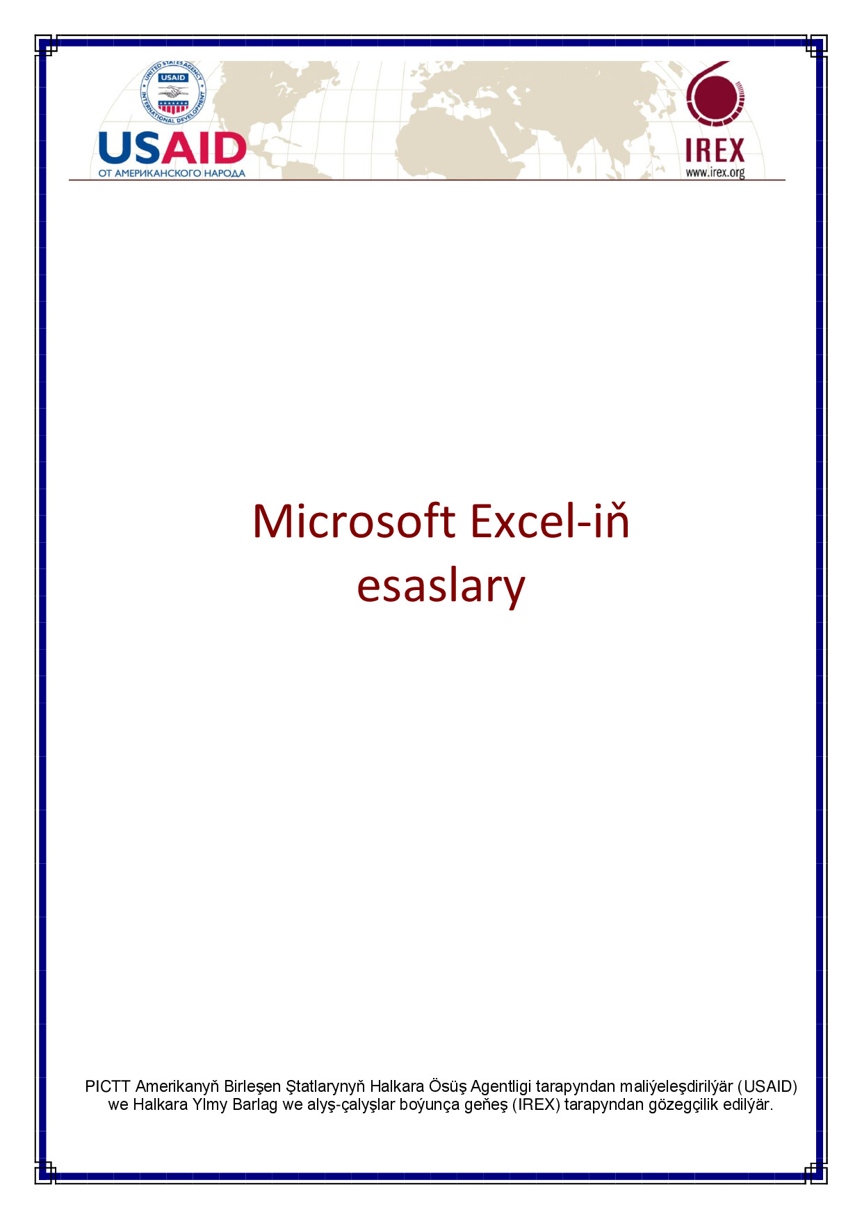 MICROSOFT EXCEL IN ESASLARY