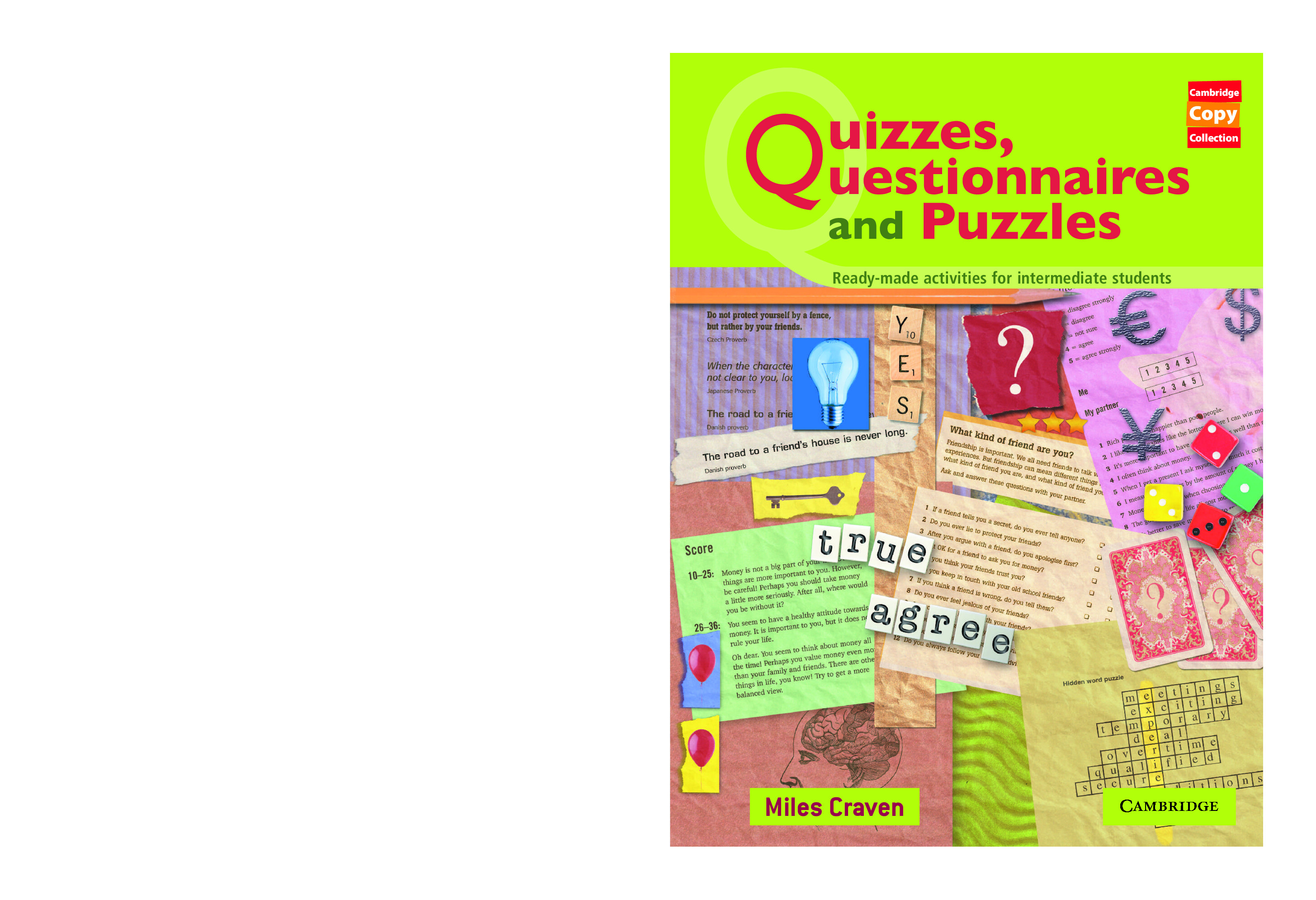 QUIZZES, QUESTIONNAIRES AND PUZZLES WM PAGES C1, 1   19