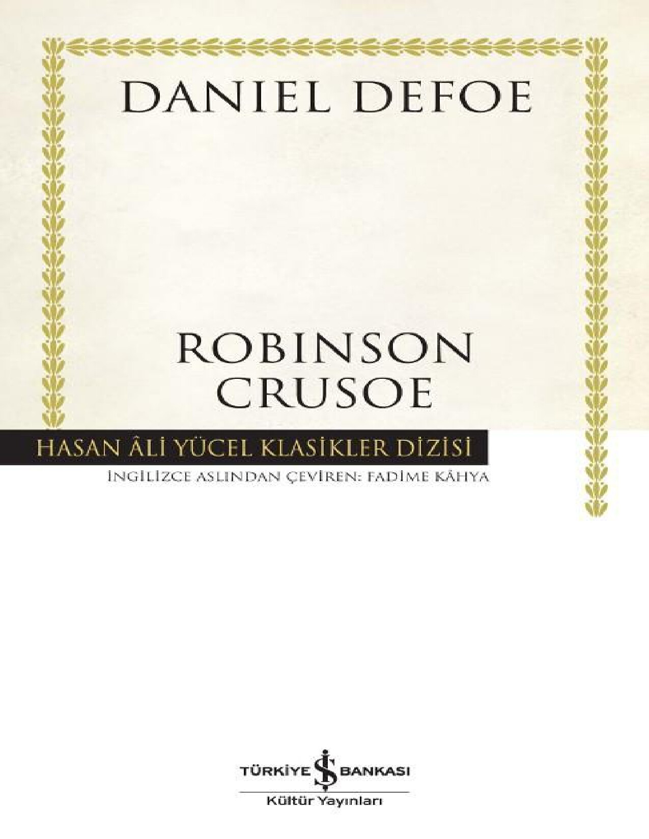 ROBINSON CRUSOE — DANIEL DEFOE