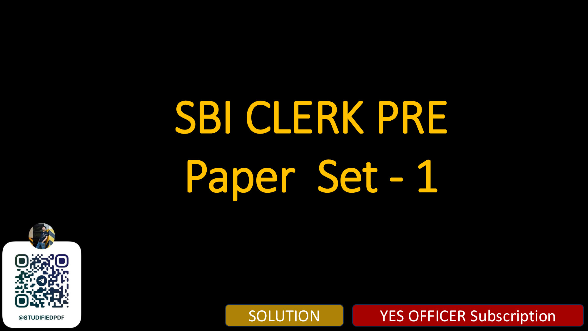 (20.04.2026) (SBI CLERK PRE 1 AND 2)
