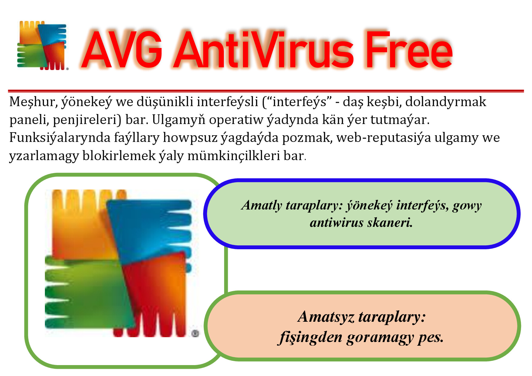 TÖLEGSIZ ANTIWIRUSLAR BARADA