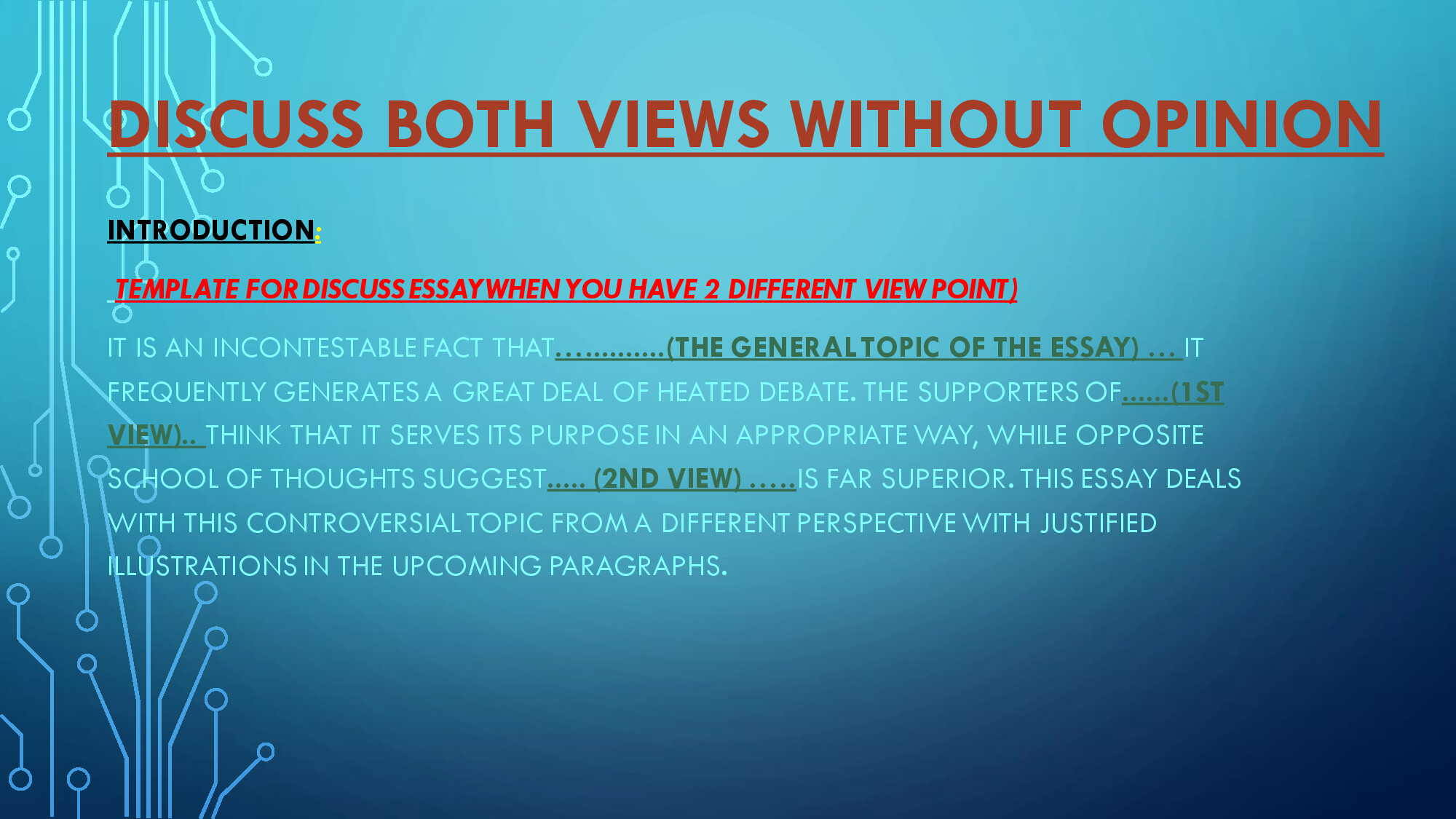 7  WRITING TEMPLATES IELTS.DAILY.UPDATES