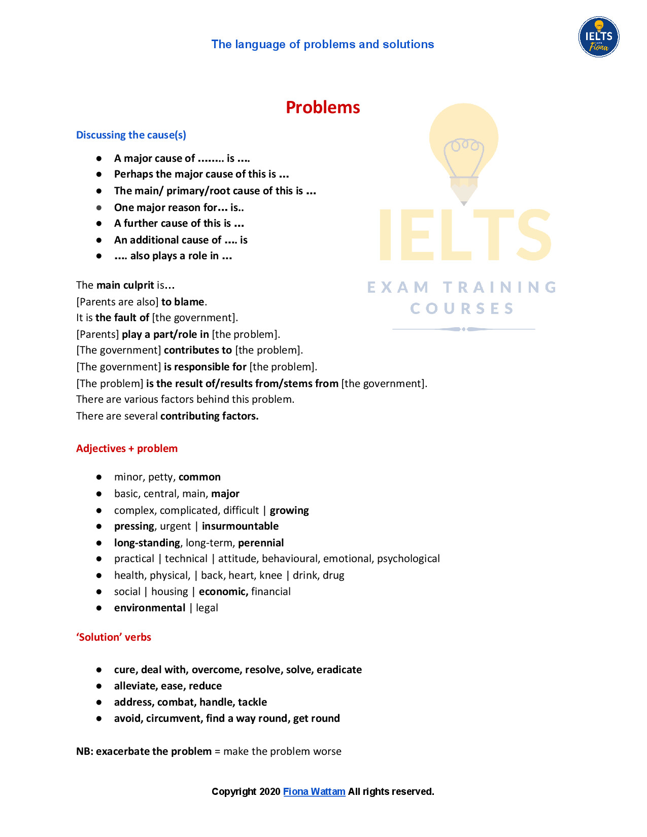 PROBLEM SOLUTION