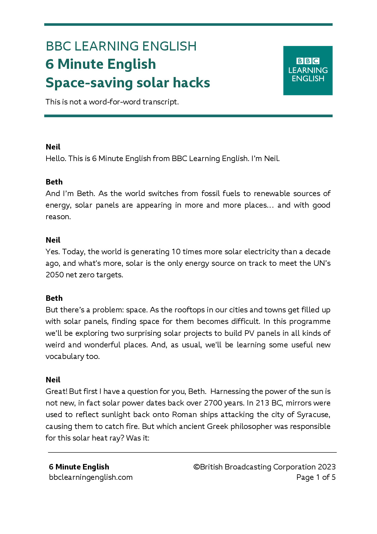 SPACE SAVING SOLAR HACKS