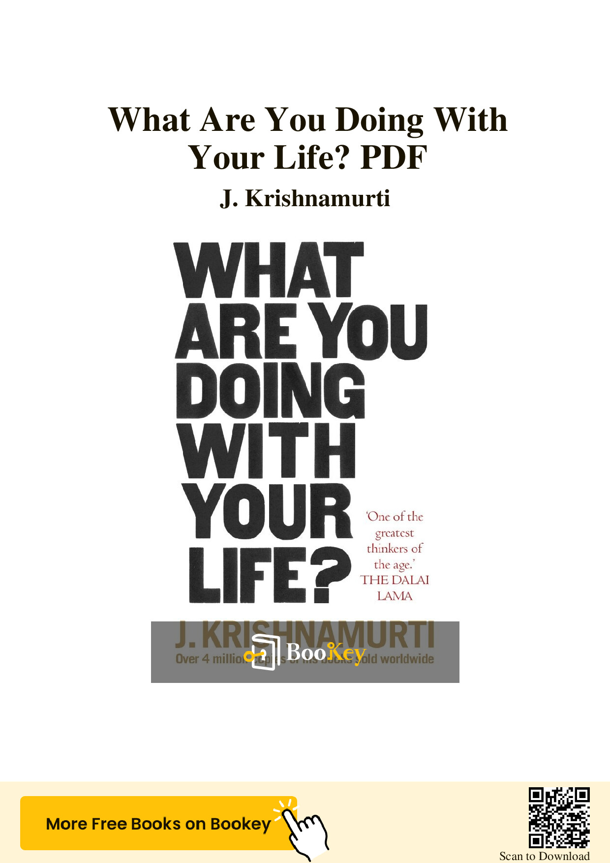 WHAT ARE YOU DOING WITH YOUR LIFE  PDF