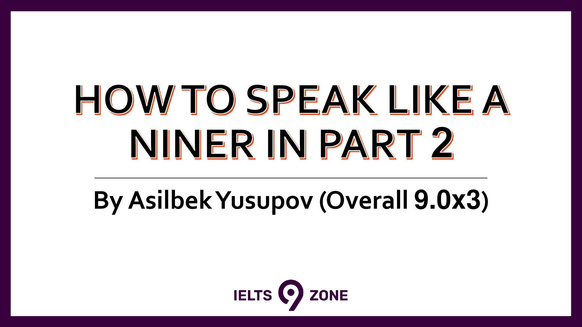 HOW TO SPEAK LIKE A NINER IN PART 2