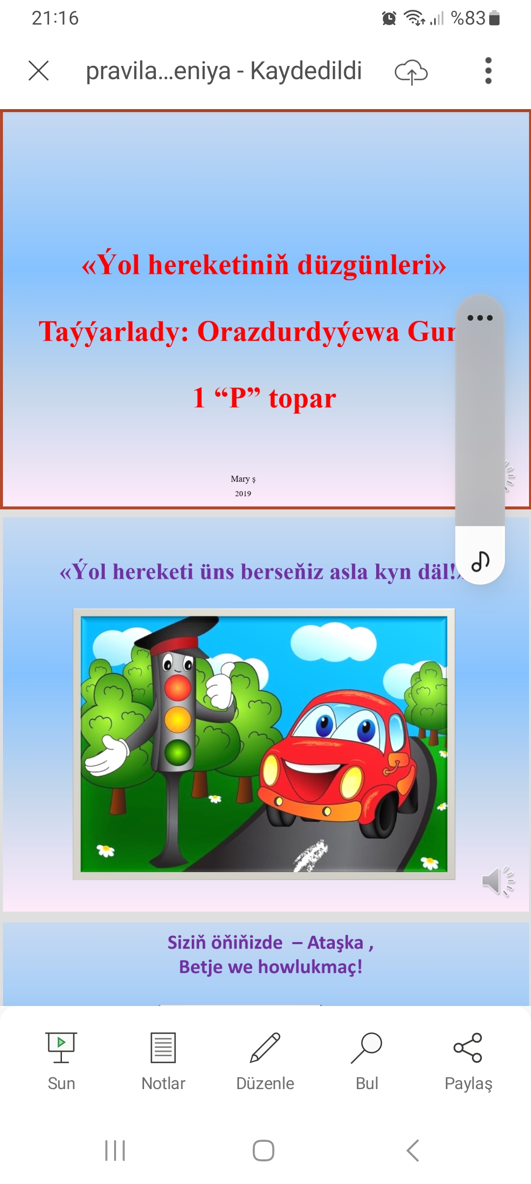 gunden goranmak.