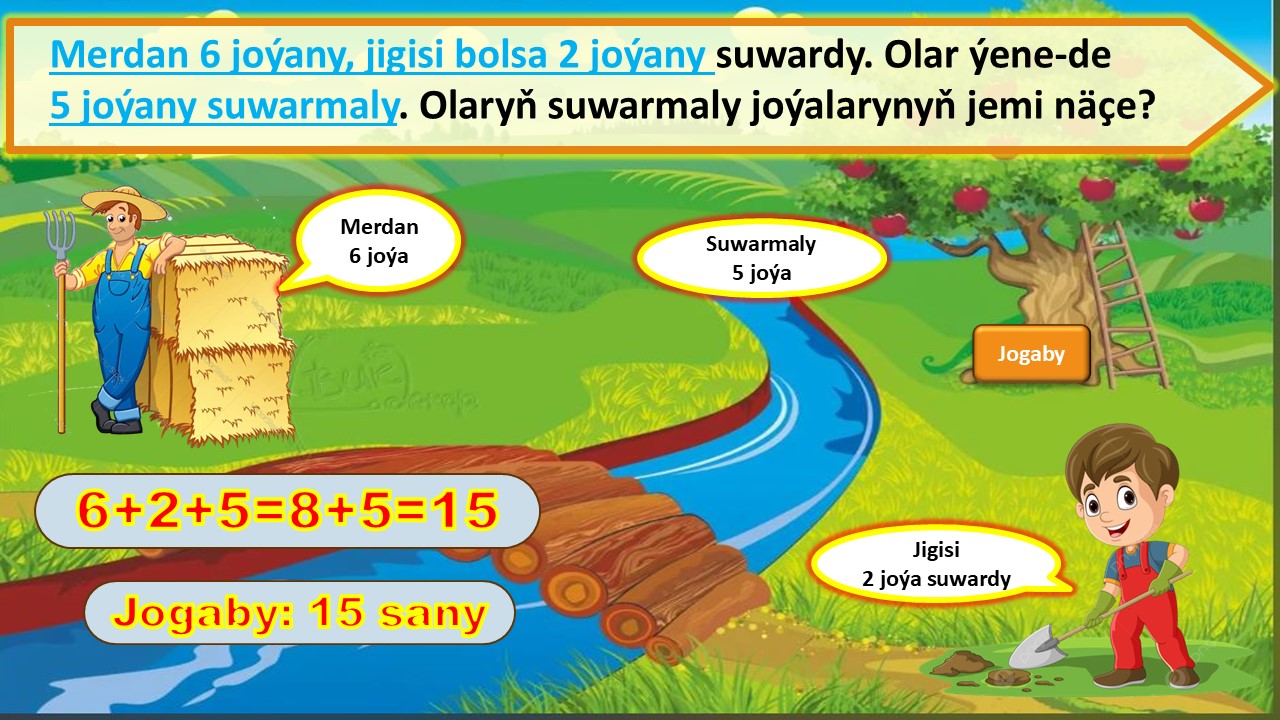 45-17 görnüşli ýatdan aýyrmak - 2 synp üçin matematika