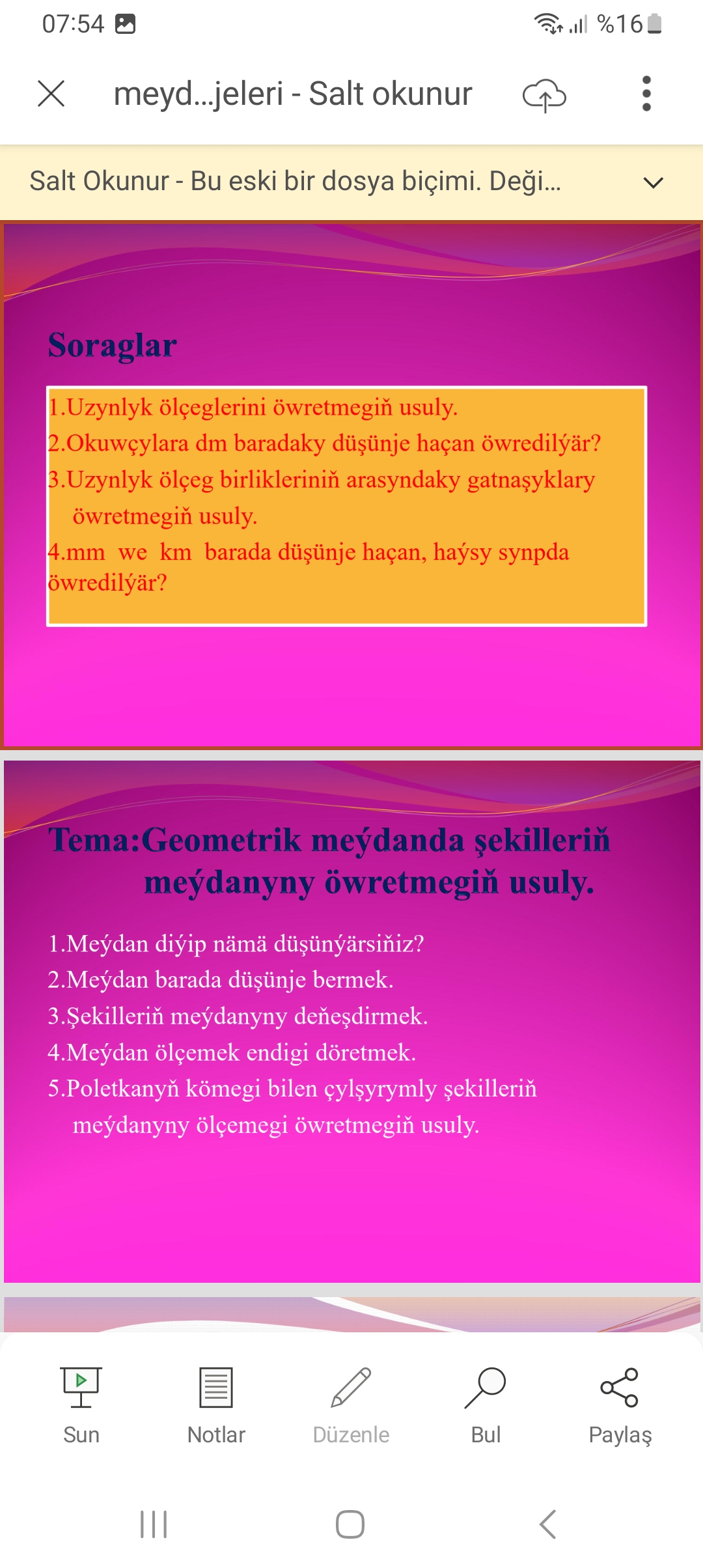 meydan düşünjeleri