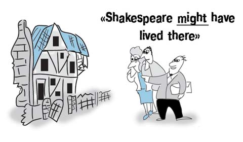 modal verbs with present perfect infinitive