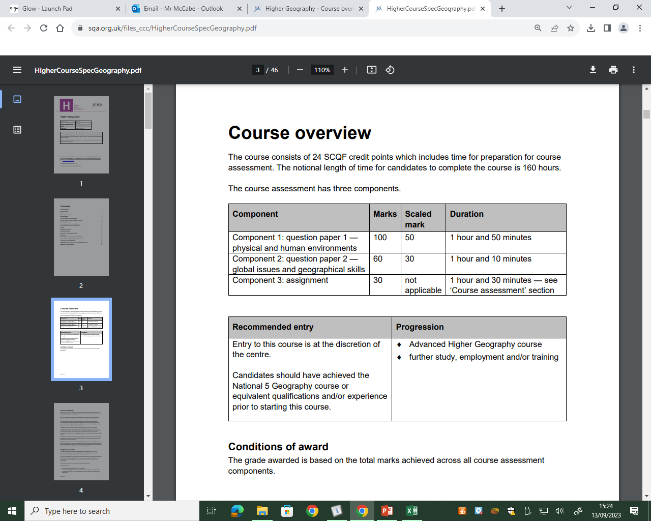 Higher Geog HTP